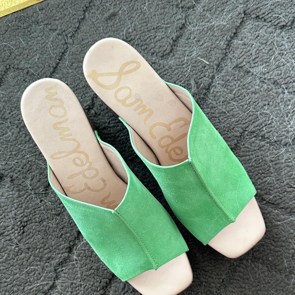 Sam Edelman Bright Green Women's Mules